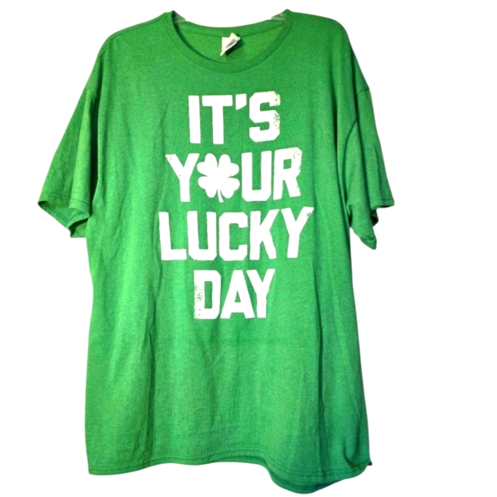 Delta Green Graphic T-Shirt XL Like New It's Your Lucky Day